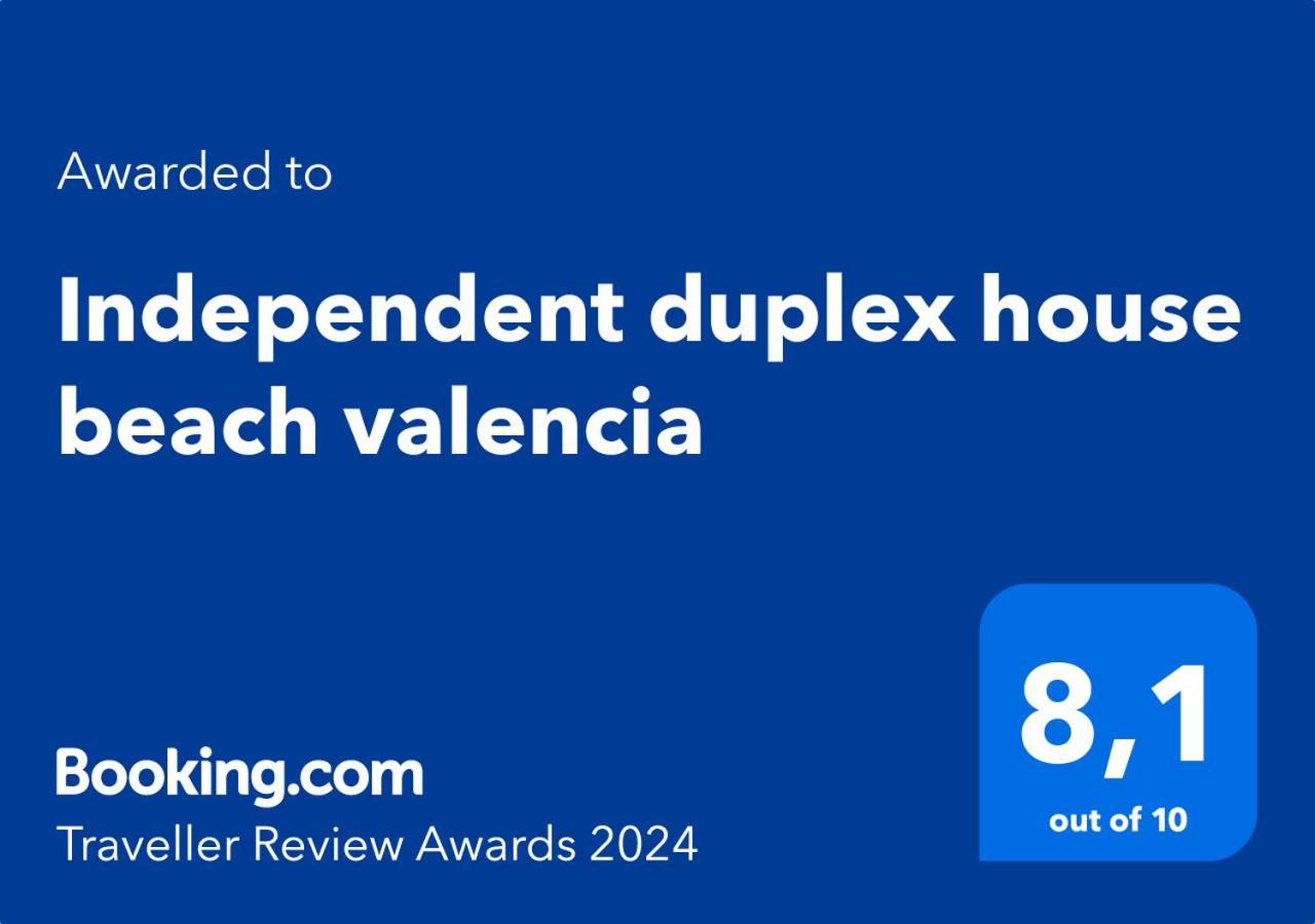 Independent Duplex House Beach Valencia Daire Dış mekan fotoğraf
